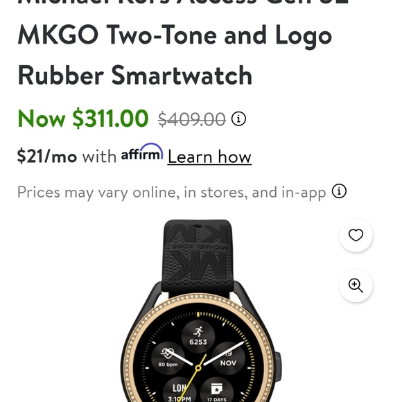 New Michael kors 5th gen 5E MKGO - Picture 13 of 14